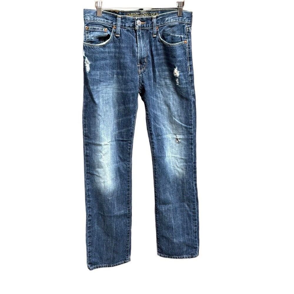 America Eagle Men’s Original Straight Blue Jeans Size 29x32